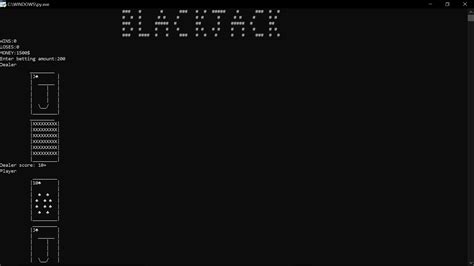 blackjack ascii art|GitHub .